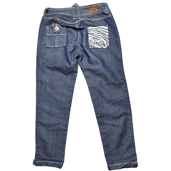 Mecca Femme Denim - MECCA Femme Women Juniors Size 5/6 Blue Stretch Denim 24" Ankle‎ Jeans